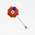 LP2 Orange Flower Lapel Pin