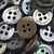 SP03/G18 HUBERROSS Grey Colour 3mm Trocus Shell Buttons