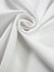 HUBERROSS White Color Brushed Cotton Twill with Stretch  97% Cotton 3% Lycra Cloth Made in Italy